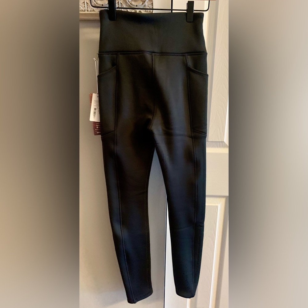 Kyodan Outdoor Women's Black Fleece Lined Stretch Leggings NWT - XS - Picture 10 of 14
